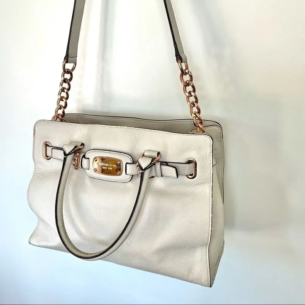 Michael‎ Kors Hamilton Maxi Tote with Rose Gold Hardware
